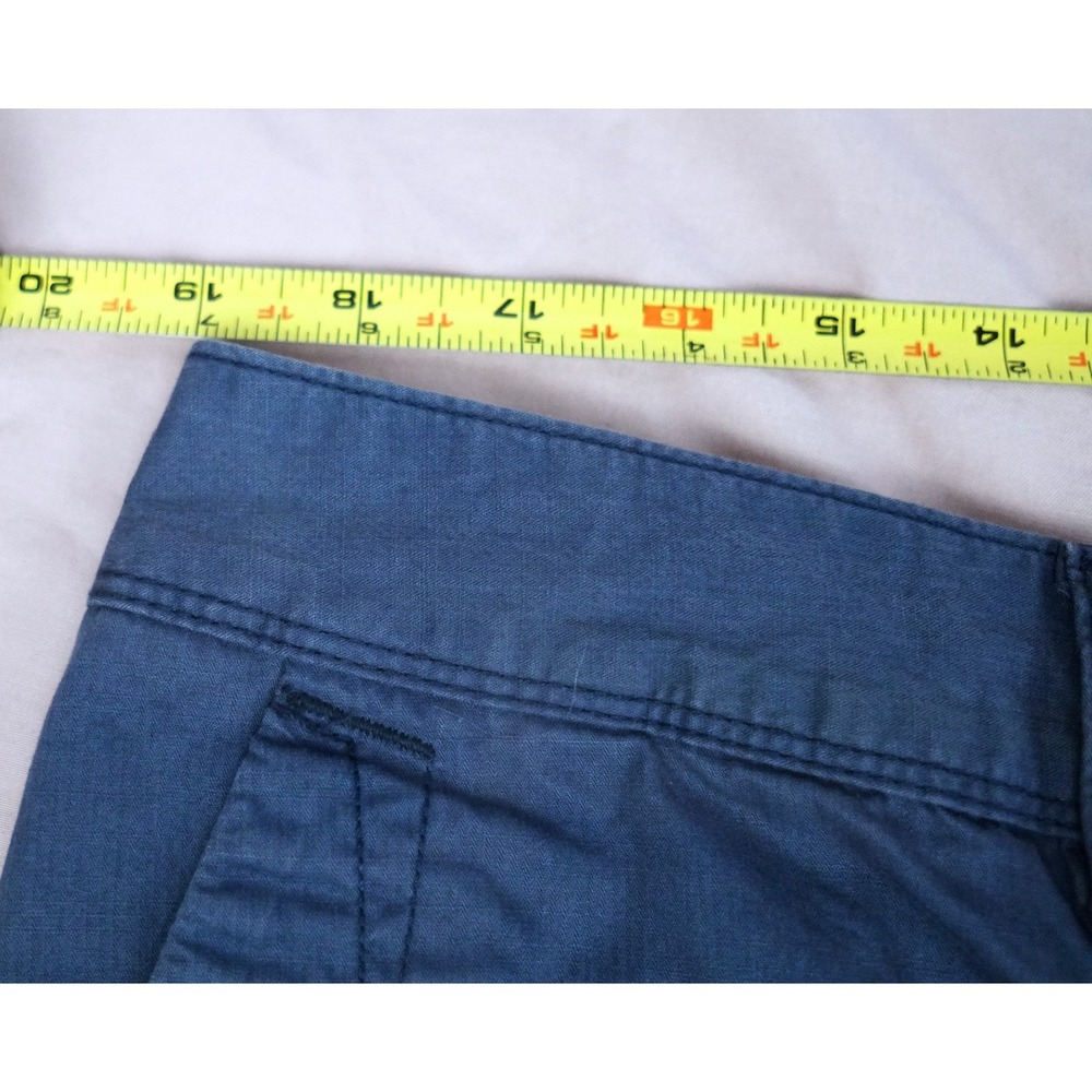 Eddie Bauer Navy Blue Bermuda Shorts Size 15 Roll Tab 38" waist - Picture 12 of 16